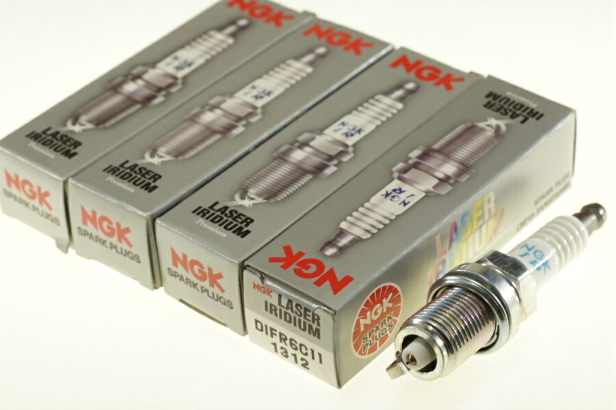 NGK DIFR6C11 1312 一体形 x4本 エヌジーケー 日本特殊陶業 Spark plug/4X-4923 デリカD：5 デリカD：5 パジェロ｜138OnlineShop 13,706円