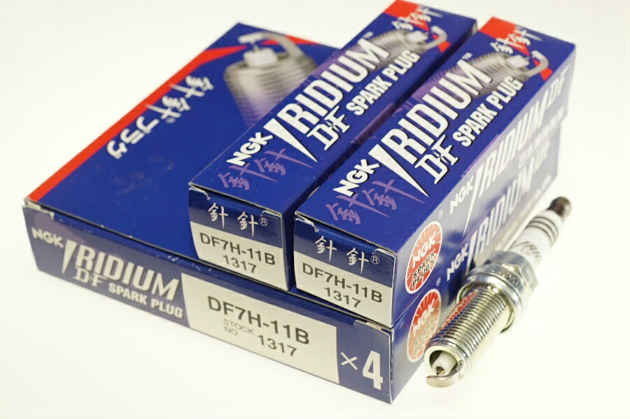 NGK DF7H-11B 1317 一体形 x6本 エヌジーケー 日本特殊陶業 Spark plug/6X-2285 iQ（アイキュー） ist（イスト） ラクティス ポルテ プレミオ｜138OnlineShop
