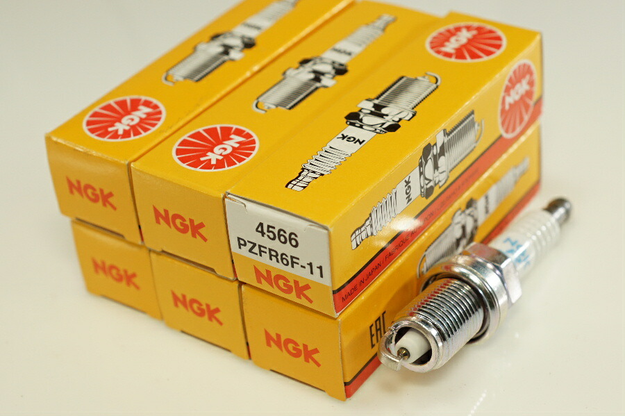 NGK PZFR6F-11 4566 一体形 x6本 エヌジーケー 日本特殊陶業 Spark plug/6X-2658 プレリュード PRELUDE BB6 8 トルネオ TORNEO CL1(ユーロR) トルネオ TORNEO CF4 アコード ワゴン ACCORD WAGON CL2 アコード ワゴン ACCORD WAGON CH9