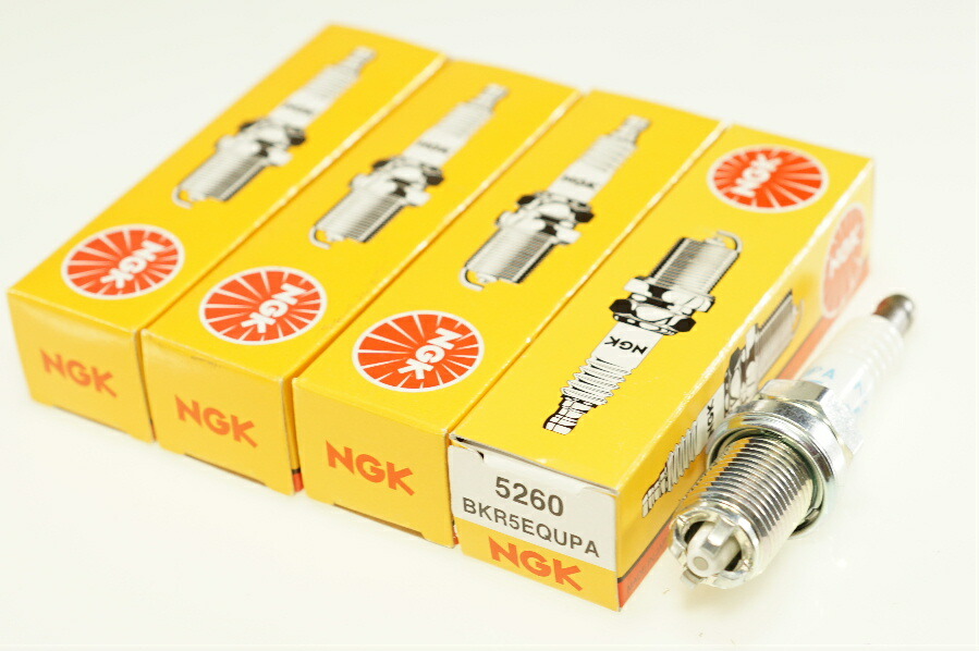 【楽天市場】送料込13936円 NGK BKR5EQUPA 5260 一体形 x4本 エヌジーケー 日本特殊陶業/4X-0242 シグナム ...