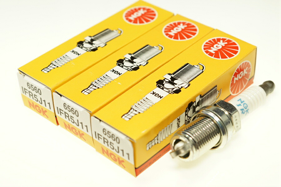 【楽天市場】NGK IFR5J11 6560 一体形 x3本 エヌジーケー 日本特殊陶業 Spark plug/3X-2290 SX4 ...
