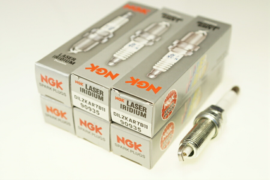 NGK DILZKAR7B11 90935 一体形 x6本 エヌジーケー 日本特殊陶業 Spark plug/6X-4979 XVハイブリッド XVハイブリッド XV インプレッサ ハイブリッド インプレッサ ハイブリッド｜138OnlineShop