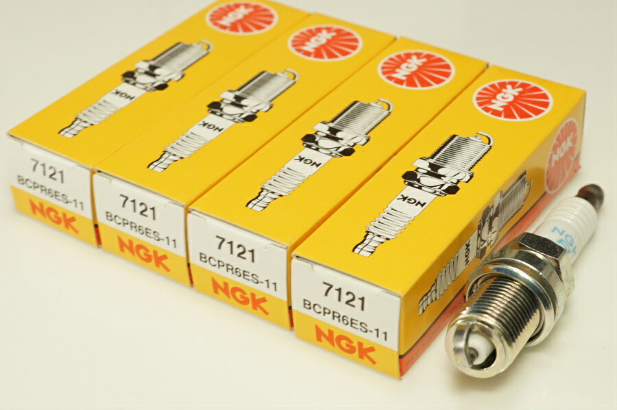 【楽天市場】NGK BCPR6ES-11 7121 一体形 x4本 エヌジーケー 日本特殊陶業 Spark plug/4X-0154 900 ...