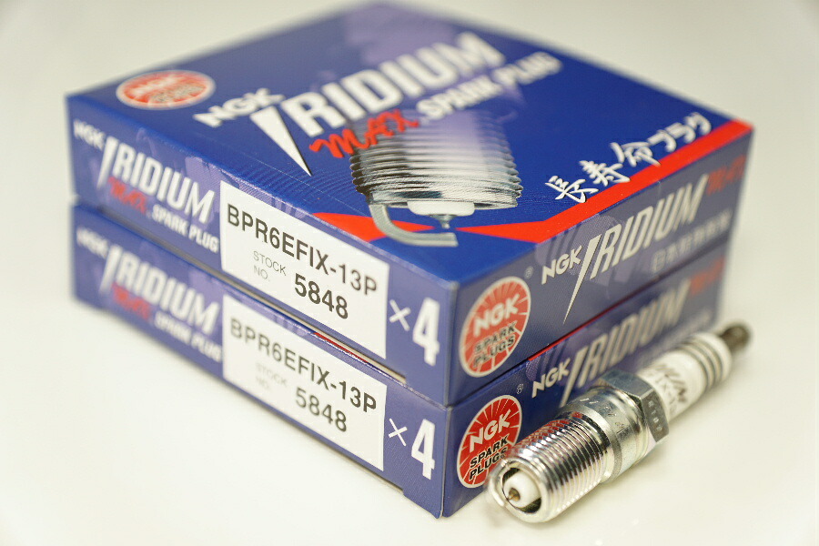 NGK BPR6EFIX-13P 5848 ポンチカシメ x8本 エヌジーケー 日本特殊陶業 Spark plug/8X-2359 モンデオ GH-WFOCJB フォーカス GH-WF0AOD フィエスタ GH-WF0N4J エスケープ TA-EP3WF アテンザスポーツワゴン ATENZA SPORTS WAGON GY3W