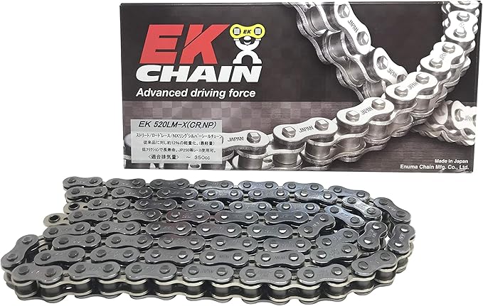 EKシール エヌマ 520-114 チェーン 520LM-X シルバー 114L MLJ カシメジョイント/00-8689 520LM-X(CR;NP)-114シルバー