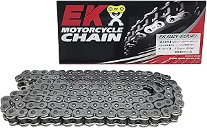 EKシール エヌマ 428-104 チェーン 428ZV-X シルバー 104L MLJ カシメジョイント/00-9105 428ZV-X(CR;NP)-104シルバー|138OnlineShop