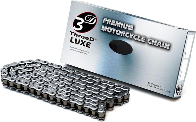 ThreeD エヌマ 530-110 チェーン 530L/3D シルバー 110L MLJ カシメジョイント/00-9734 530L/3D(CR;-)-110シルバー|138OnlineShop
