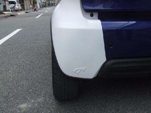 楽天市場】MCCスマート軽規格171リヤフェンダー白ゲルコート+