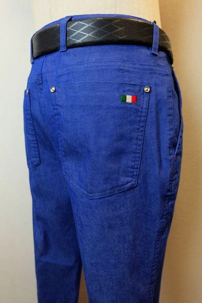 春夏アウトレット現品限り品 Barassi フォーシーズン ギャラリー メンズウェア 綿麻ストレッチパンツ ブルー バラシ バラシ ラストブランドセール バラシ ズボン パンツ カジュアルパンツ セール５０ ｏｆｆ バラシ服 ブルー 送料無料 翌日着荷可