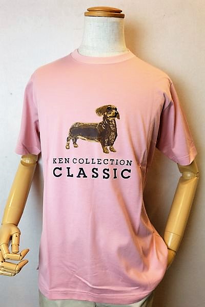 21年秋冬新作 ケンコレクション Kencollection ピンク ダックスフント半袖ｔシャツ 半袖ｔシャツ ２０２０春夏 新作 カットソー メンズウェア 石津謙介 ケンコレクション服 Kc Quintalafrancisca Com