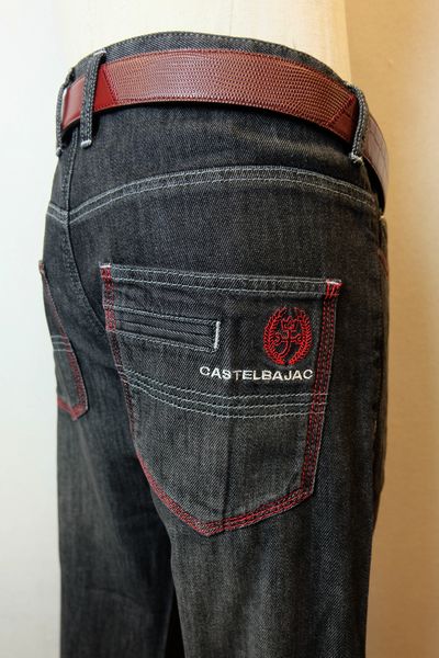 【セール35%OFF】 カステルバジャック 【ジーンズ】【2020秋冬新作】【メンズウェア】【ストレッチデニム】【カステルバジャック服】 ストレッチジーンズ ブラック CASTELBAJAC|フォーシーズン・ギャラリー
