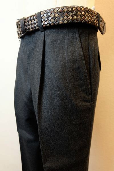 【セール３５％ＯＦＦ】 ロンナー 【スラックス】【秋冬アウトレット現品限り品】【絹】【メンズウェア】【ロンナー紳士服】 サキソニースラックス Ｃグレー LONNER