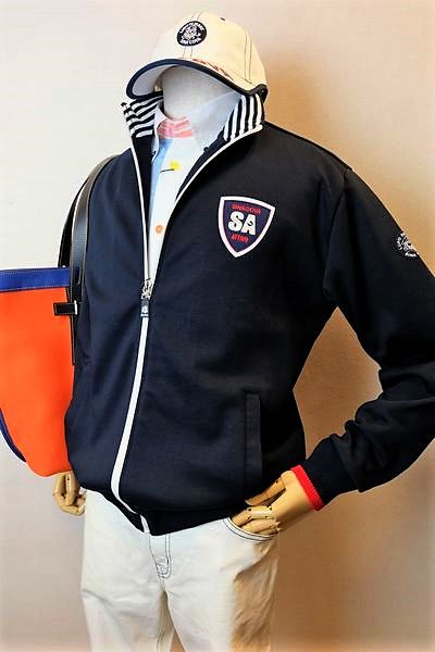 全ての シナコバ Sinacova トラックジャケット ２０２１春夏新作 メンズウェア イタリア シナコバ服 バックロゴトラックジャケット ネイビー 正規激安 Www Babalhawa Net