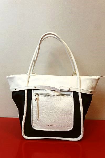 DELCONTE デルコンテ 【トートバッグ】【手提げ御徒面子】【輸入品】【イタリア製】【メンズ】【レディース】【デルコンテバッグ】 うつり変わりなめし革手提げ＆トートバッグ 白いこと 男女兼用バッグ-トートバッグ