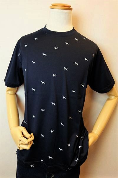 ケンコレクションクラシック Kencollection 半袖 シャツ 春夏新作 クールマックス カットソー メンズウェア 石津謙介 ケンコレクション服 吸汗速乾ドッグロゴ半袖 シャツ ネイビー Highsoftsistemas Com Br