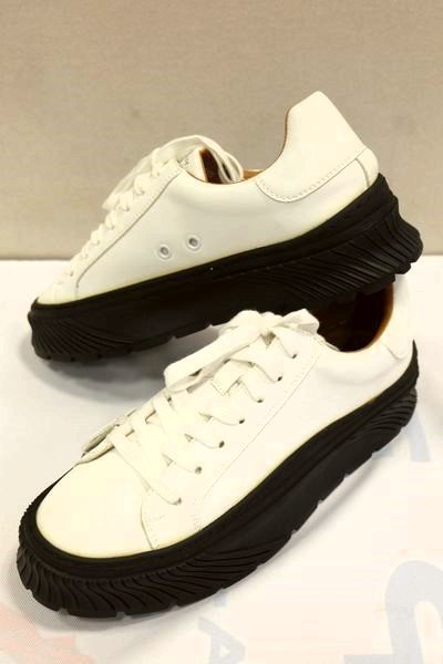 【セール30%OFF】 IN GOD WE TRUST インゴッドウィトラスト 【ダッドスニーカー】【オールシーズンインポート品】【MADE IN ITALY】【イタリア】【メンズシューズ】 レザーダッドスニーカー ホワイト