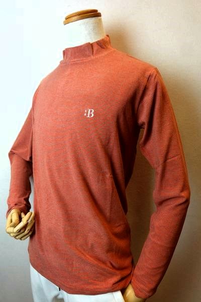 【セール５０％ＯＦＦ】 コードビー CODE:B 【ハイネックシャツ】【秋冬アウトレット現品限り品】【メンズウェア】【カットソー】【MIP】【バラシ】【コードビー服】 ウォームハイネックシャツ オレンジ