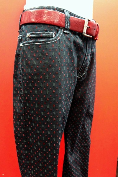 楽天市場 バラシ Barassi ストレッチパンツ 春夏アウトレットセール５０ ｏｆｆ メンズ ジーンズ メンズファッション バラシ服 イタリー地小紋柄ストレッチパンツ ブラック フォーシーズン ギャラリー