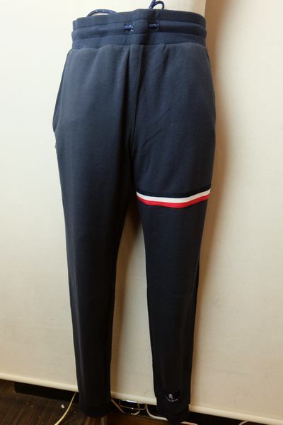 【セール３５％ＯＦＦ】 ラウラフェリーチェ Laura Felice 【スウェットパンツ】【２０２４秋冬新作】【メンズウェア】【キルティング】【ラウラフェリーチェ服】 切り替えスウェットパンツ ネイビー