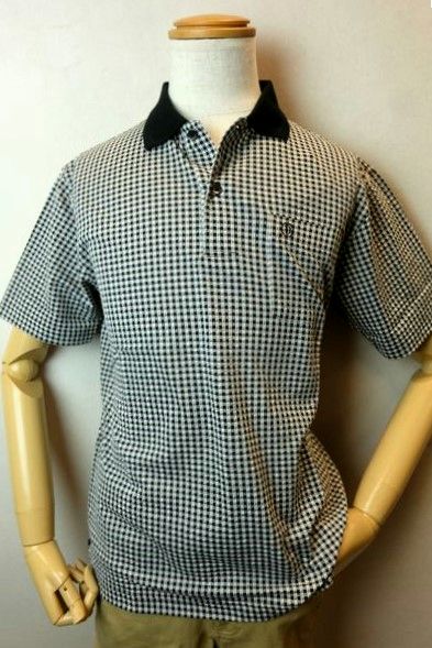 セール５０％ＯＦＦ ヴィンチ VINCI 半袖ポロシャツ ２０２５春夏新作 メンズウェア カットソー ヴィンチ服 シアサッカーストレッチ半袖ポロシャツ ブラック