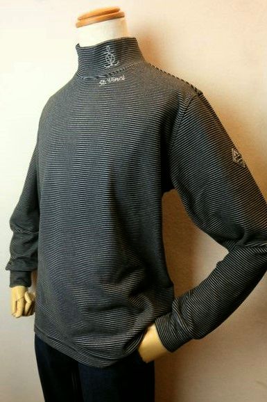 セール５０％ＯＦＦスペシャルプライス ヴィンチ VINCI ハイネックシャツ ２０２５秋冬新作 メンズウェア カットソー ヴィンチ服 ストレッチハイネックシャツ ブラック