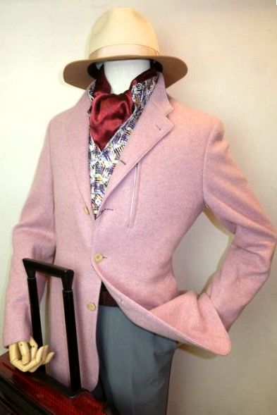 セール３５％ＯＦＦ アンジェロ ANGELO カバーオールジャケット ２０２５秋冬新作 メンズウェア ダブルフェイス生地 アンジェロ服 ダブルフェイス起毛カバーオールジャケット ピンク
