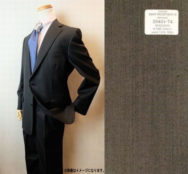 ロンナー LONNER 背広 お定まり購入注文承り品 KUNISHIMA百貨店110\u0027s メンズウェア ロンナーブルーステッチスーツ ミディアムグレー（シャドウストライプ） オーダーメイド-スーツ