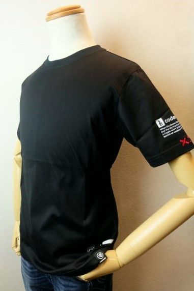 コードビープラス CODE:B+ 半袖Ｔシャツ ２０２６春夏新作 メンズウェア カットソー シルケット天竺 バラシ コードビー服 ロゴタイプ半袖Ｔシャツ 黒いこと