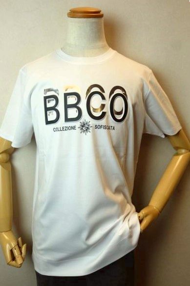 ビビコ BBCO 半袖Ｔシャツ ２０２６春夏新作 メンズウェア カットソー ビビコ服 ３Dロゴ半袖Ｔシャツ ホワイト