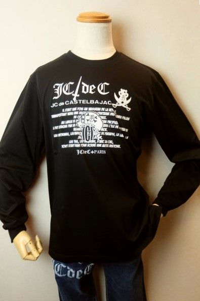 カステルバジャック CASTELBAJAC ロングＴシャツ ２０２６春夏新作 メンズウェア ゴルフ カットソー カステルバジャック服＆バッグ パイレーツプリントロングＴシャツ ブラック
