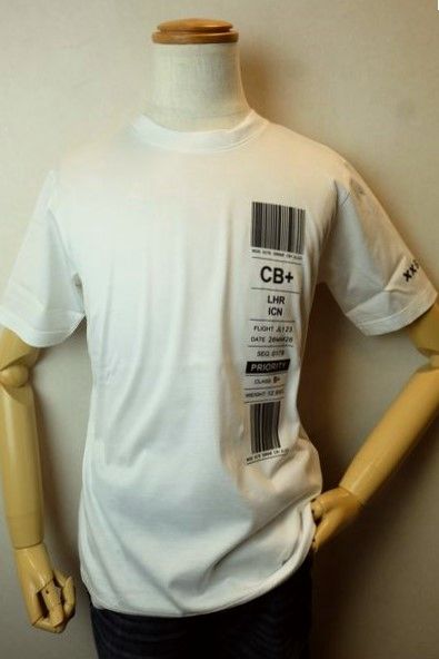 コードビープラス CODE:B+ 半袖Tシャツ 2026春夏新作 メンズウェア カットソー シルケット天竺 日本製 バラシ コードビー服 プリント半袖Tシャツ ホワイト|フォーシーズン・ギャラリー