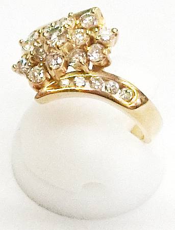 【菊地質店】【中古】K18 ダイヤモンド0.08ct 0.57ct 指輪 12号【送料無料】【質屋出店】【smtb-TK】＜15-5＞｜菊地質舗