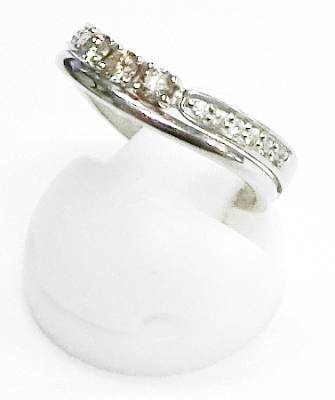 【菊地質店】【中古】Pt900 ダイヤモンド0.16ct 0.07ct 指輪 10号【送料無料】【質屋出店】【smtb-TK】＜15-29＞