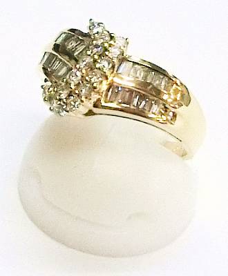 【菊地質店】【中古】K18 ダイヤモンド1.035ct 指輪 8号【送料無料】【質屋出店】【smtb-TK】＜15-45＞｜菊地質舗