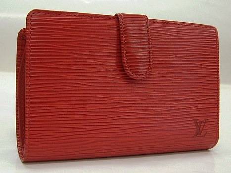 【菊地質店】【中古】ルイ・ヴィトン LOUIS VUITTON エピ ポルトモネ・ビエヴィエノワ カード用ポケット付き財布 M63247 カスティリアン・レッド【送料無料】【質屋出店】【smtb-TK】<212-17>|菊地質舗