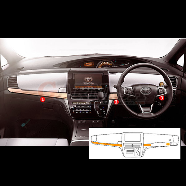 Product Made In Estima 50 System Estima Hybrid 20 System Four Sittings June 2016 Dashboard Panel Interior Panel Stainless Steel Rose Gold Fashion