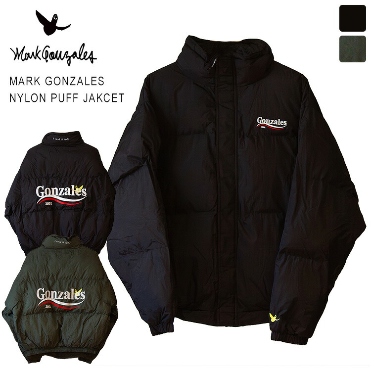 Mark Gonzales スタジャン 黒/白 MARK GONZALES / マークゴンザレス】スタジアムジャケット