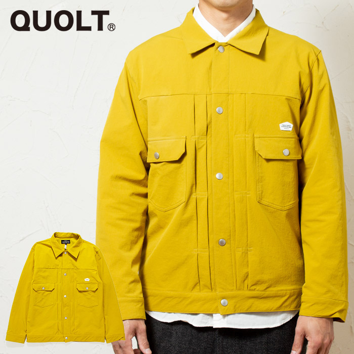 QUOLT クオルト 伸ばすこと 上衣 黄み JACKET YELLOW 901T-1228 メンズファッション-コート・ジャケット