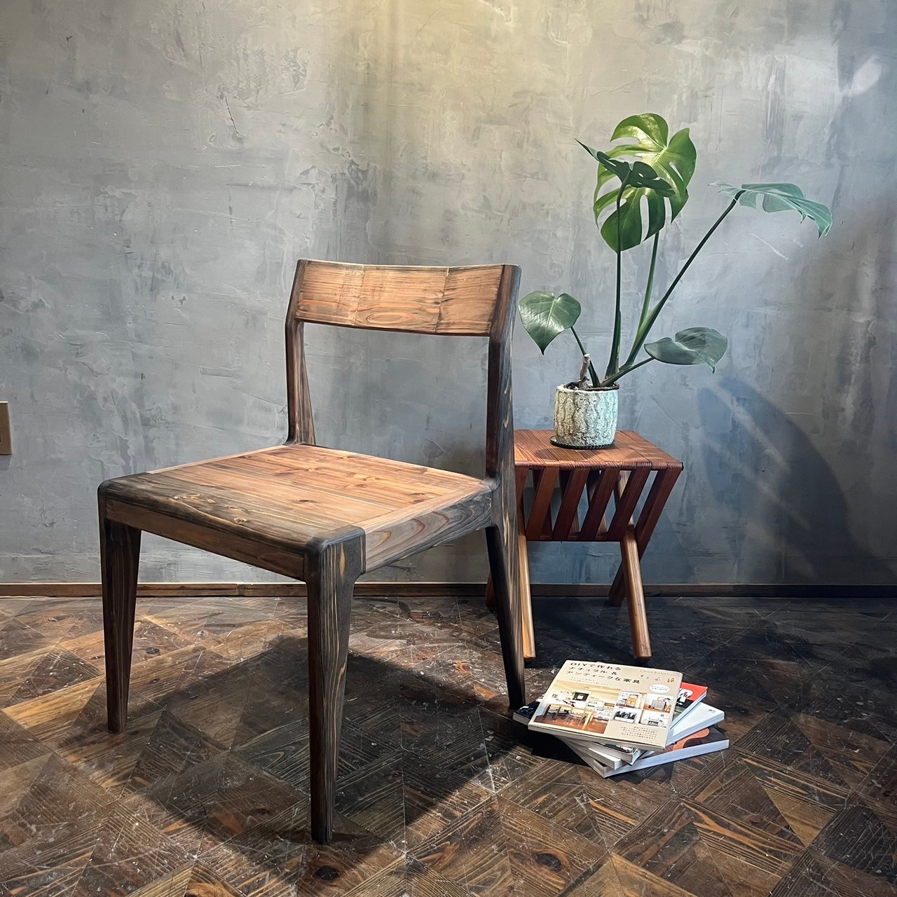 【ダイニングチェア】 座面45cm/49cm/51cm　無垢材 サイズオーダー可能｜85furniture