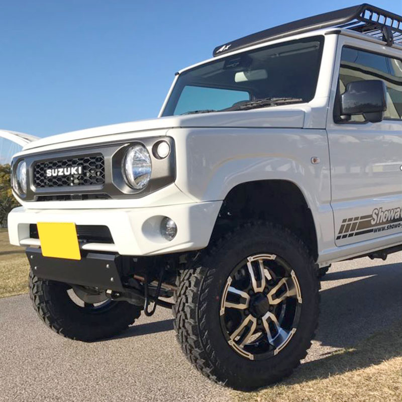 ジムニーシエラ JB74W Advanti RACING ST37G ブラックポリッシュ アルミホイール 4本セット 16インチ×5.5J +-0 5H PCD139.7 ハブ径108.5