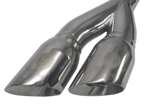 楽天市場】【CROSS】 汎用 デュアル マフラーチップ ロング SUS304