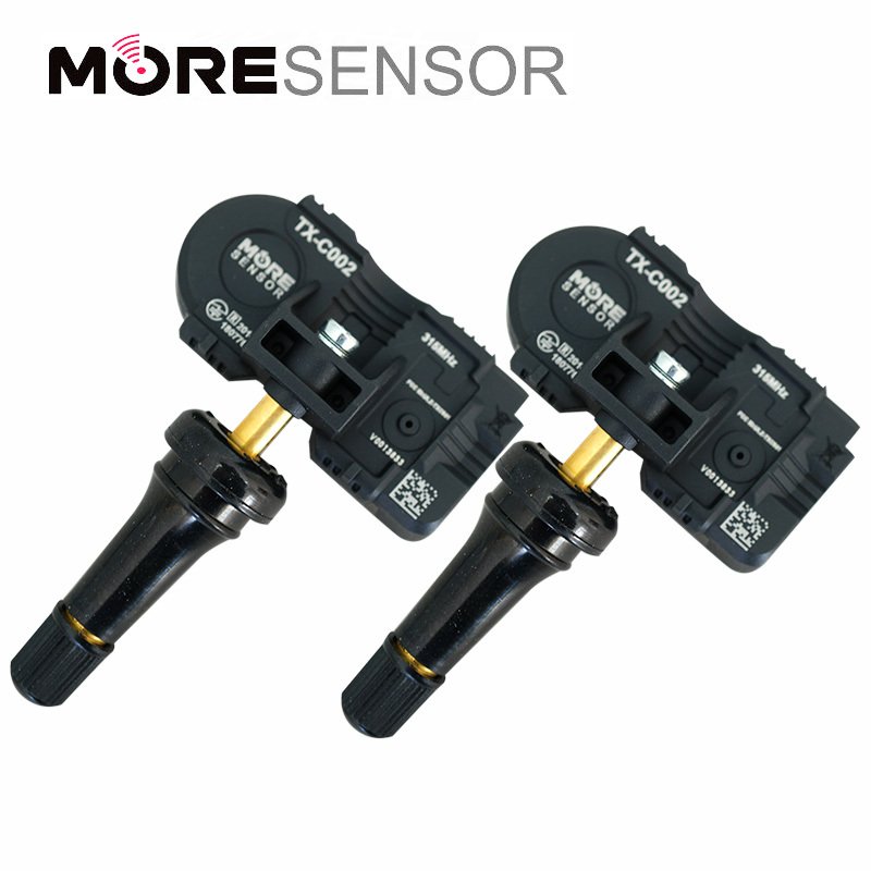 【技術基準適合品】TPMSセンサー 車輌用にコーディングして発送! タイヤ空気圧センサー MORESENSOR タイヤセンサー 2個セット ホンダ アキュラ 他　★送料無料（沖縄離島別途送料）