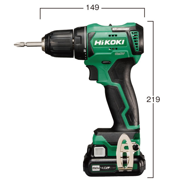 【インボイス対応】HiKOKI-ハイコーキ(旧:日立工機)10.8V4.0AhドライバドリルDS12DD(2LS)【日本全国送料無料】【代引き発送不可】【ポイント消化にどうぞ】 コードレス ハイコーキ(旧:日立工機)オフィスに工場に職人さんにDIY女子に 26,520円