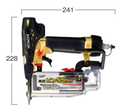 (未使用･未開封品)　HiKOKI(ハイコーキ) 旧日立工機 高圧仕上釘打機 NT55HM2 p1m72rm HiKOKI ハイコーキ 55mm高圧仕上釘打機 NT55HM2 - 中古工具・電動