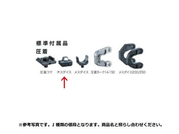 【インボイス対応】マキタ makita 18V リチウムイオンバッテリ 充電式圧着機 付属品 オスダイス250 A-69303】 マキタ 充電タイプオフィスに工場に職人さんにDIY女子に