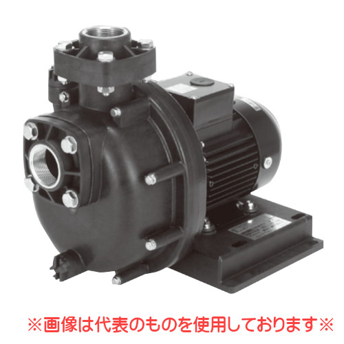 【メーカー直送品】三相電機　自吸式ヒューガルポンプ（樹脂製・海水用） 40PSPZ-4031B 単相100V 西日本用 60Hz