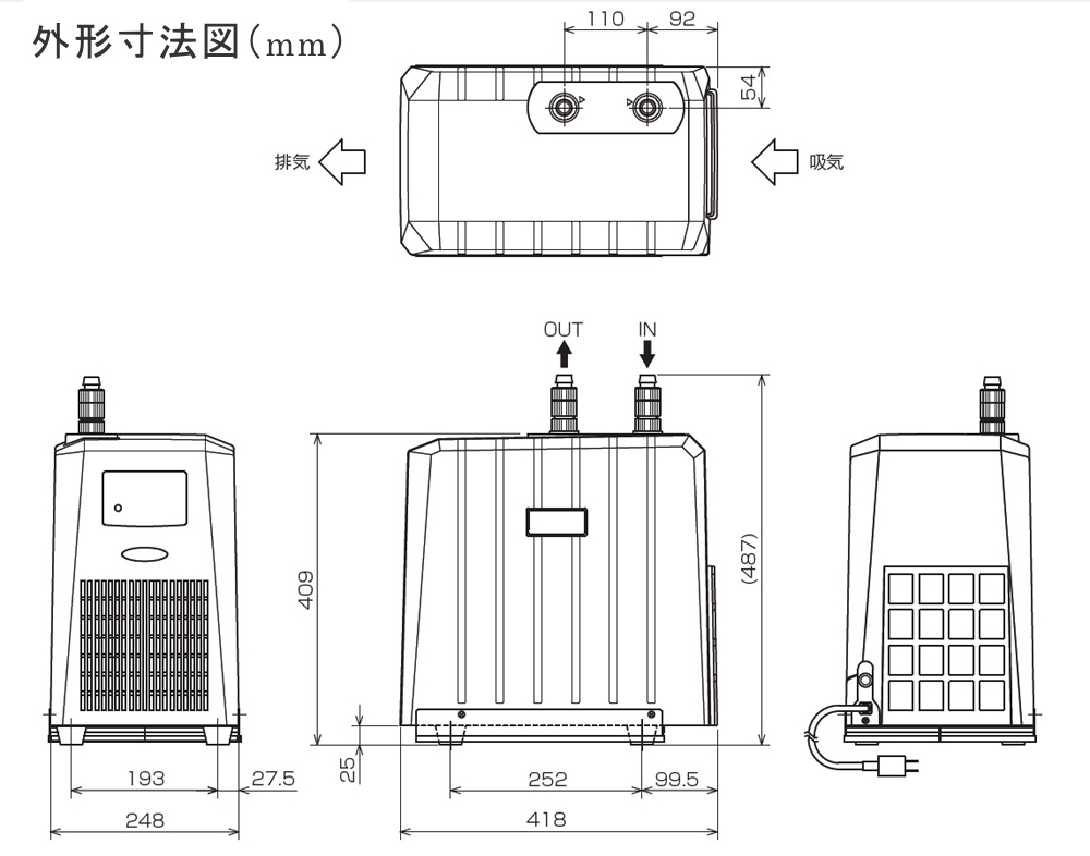 レイシー 小型循環式クーラー LX-120EXA1 サーモコントローラーセット