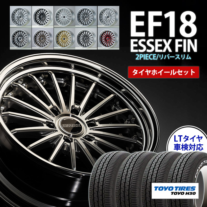 CRS ESSEX 18インチ４本セット　ハイエース CRS ESSEX(エセックス) EC-18 18インチ - ハイエース (200系