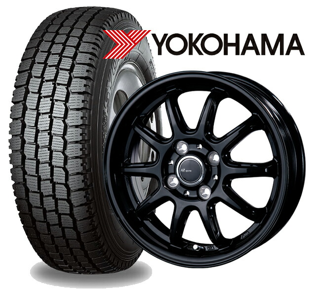 ヨコハマタイヤ（スチールホイール＆カップ付き）145/80R12 80/78N 楽天市場】【2025年製造】 ヨコハマIG91 for VAN 145/80R12 80/78N