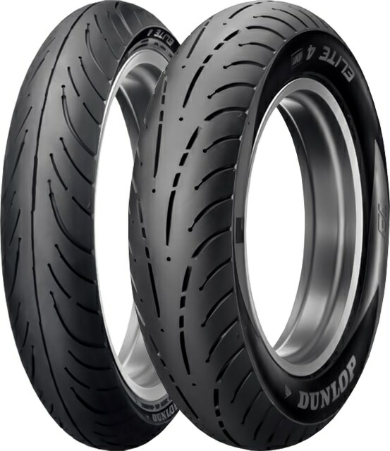 DUNLOP 130/70R18 MC 63H ELITE4 フロント TL(チューブレスタイヤ)